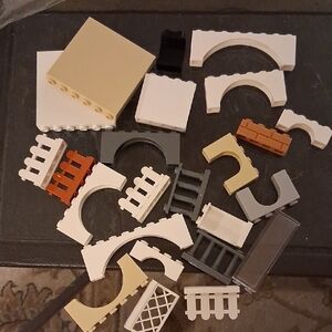 LEGO ARCHES, WALLS, BARS, BRICKS